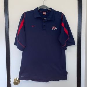 NIKE Team Mens Medium Fresno State Polo